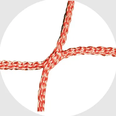 Produktbild von Huck Fussballtornetz-Paar aus PP 4 mm 80 x 150 cm orange