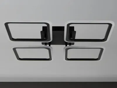Productafbeelding van LED plafondlamp met afstandsbediening, 95W - TB1312/B