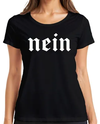 Obrázek produktu pro Fraktur Blackletter Gothic Vintage dámské tričko, černá, L