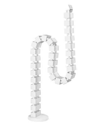Obrázok produktu pre Držiak kábla organizér na organizáciu káblov pre domáci stôl Spacetronik SPK-180W 130cm biely