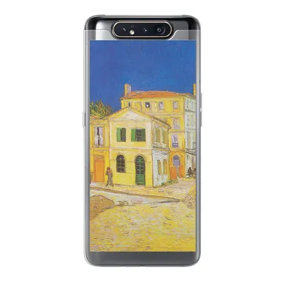 Produktbild von MuchoWow® Handyhülle Schutzhülle Hülle für Samsung Galaxy A80 Das gelbe Haus - Vincent van Gogh Silikon Softcase Handy Hülle - Schutzdeckel