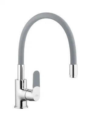 Produktbild von Design Spültischarmatur Joga Mit Schwenkbarem Auslauf, Farbe Grau/Chrom 35 Mm Mischer