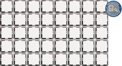 Produktbild von 40x Wechselschalter McPower "Flair", 250V/10A, UP, Klemmanschluss, weiß, matt