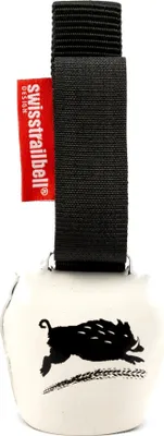 Produktbild von swisstrailbell® Braveheart Edition PURE WHITE: "Be Wild", Fahrradklingel, Trailbell