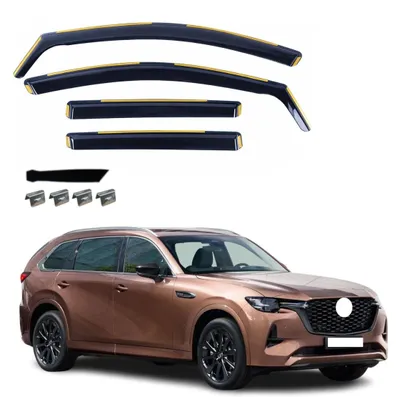 Image de Kit complet comprenant 4 déflecteurs pour Mazda CX-80 2024 et modèles ultérieurs