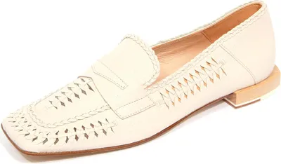 Produktbild von G5084 mocassino donna ZINDA off white leather loafer woman