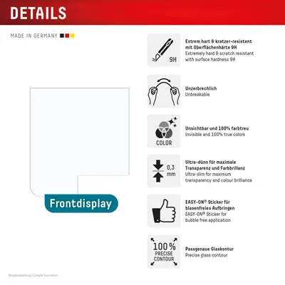 Obrázek produktu pro Displex 02024, Samsung, Galaxy Z Flip5/Z Flip6/Z Flip7 FE, Odolné proti poškrábání, Průhledná, 1 kusů
