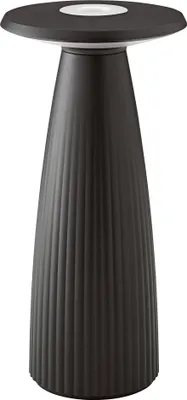 Produktbild von SIGOR Akku-Tischleuchte LED Nuflair 24cm nachtschwarz 2,2W Flex-Mood 2200K/2700K IP54 Ra85 USB-C dimmbar