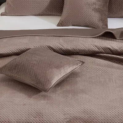 Zdjęcie produktu dla Poszewka Ozdobna Na Poduszkę Welurowa Dekoracyjna 50X70Cm Brąz