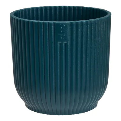 Produktbild von elho® Vibes Übertopf Fold Mini Tiefblau Ø 9 cm - Kunststoff