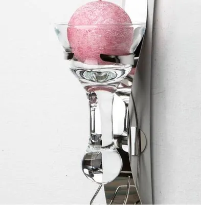 Produktbild von Tropfenglas Ersatzglas für Wandkerzenhalter H. 15cm D. 5cm aus Glas Formano