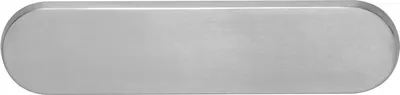Produktbild von Briefkasten Briefeinwurf Intersteel oval verdeckt Edelstahl BxH 340/80 mm edelstahl gebürstet mit Klappe