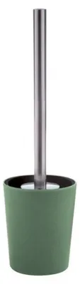 Produktbild von Spirella Takeo WC-Bürste mit Halterung, Bambusfasern, Basilgrün