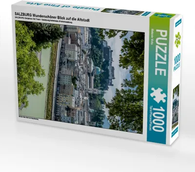 Produktbild von Calvendo SALZBURG Wunderschöner Blick auf die Altstadt 1000 Teile Puzzle hoch 480x640mm, Viola Melanie; 7291929