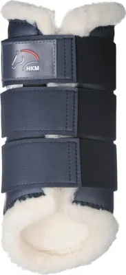 Obrázok produktu pre HKM chrániče na nohy pre jazdenie, model Comfort, tmavomodrá farba, veľkosť S