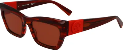 Immagine prodotto di Occhiali da sole LONGCHAMP LO763S 607 STRIPED RED 53/18/140 FEMALE
