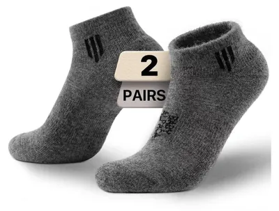 Obrázok produktu pre Ponožky Wandersocken, dámske/pánske, z alpaky a merino vlny, 2 páry, veľkosť 35-38, tmavosivá farba