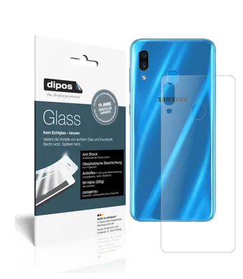 Produktbild von 1x Schutzfolie für Samsung Galaxy A30s Rückseite matt - Anti-Shock 9H Folie dipos Glass Kunststoffglas