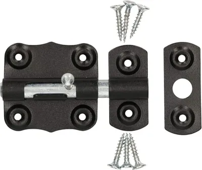 Zdjęcie produktu dla KOTARBAU® Grendel rygiel 50 mm Rygiel drzwiowy z galka rygiel zamka rygiel zasuwy rygiel bramy rygiel meblowy rygiel zasuwy rygiel zasuwy