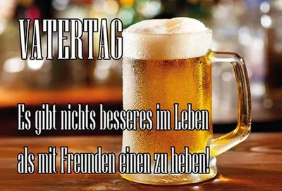 Produktbild von vianmo Holzschild 20x30 cm Vatertag nichts besseres Bier