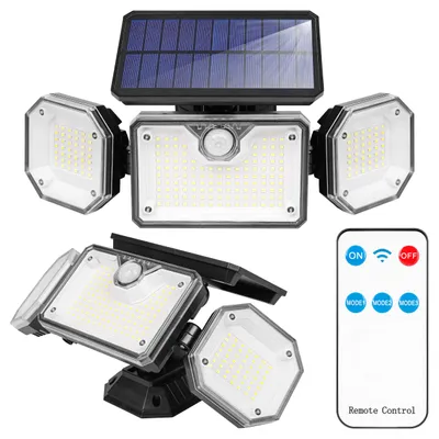 Produktbild von MasterLED Solarstrahler 226 SMD 10W 500lm 6000K PIR IP44 Fernbedienung