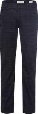 Produktbild von 24594 Brax, Cadiz C, Herren Jeans Hose, Wolloptik Twillstretch, darkblue kariert, W 32 L 32