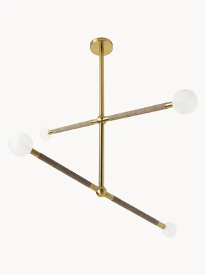 Immagine prodotto di Lampada a sospensione RAILE 6xE27 dorata