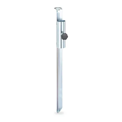 Produktbild von Relaxdays Rasendorn, für Sonnenschirm, Stangendicke bis 35 mm, für Garten, Camping, Strand, Schirmständer, Stahl, silber