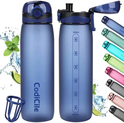 Productafbeelding van Sportwaterfles 1 Liter BPA-vrij met Filter