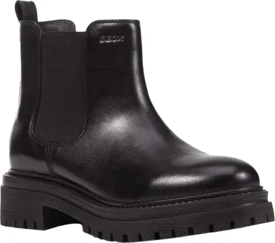 Produktbild von Geox - "D Iridea B" Stiefeletten für Damen, Leder FS12293 (38 EU) (Schwarz)