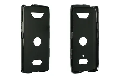 Image de caseroxx Housse de protection TPU compatible avec Crosscall Core-Z5, étui en caoutchouc pour téléphone portable noir Protection d'écran