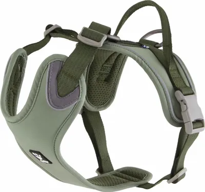Image de Harnais Hurtta Weekend Warrior, couleur : vert (édition Eco), taille : 100-120 cm