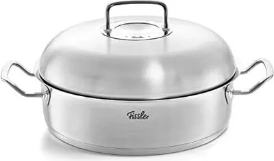 Produktbild von Fissler Original-Profi Collection / Edelstahl-Bräter (4,8 L - Ø 28 cm) Schmortopf rund, Bratentopf mit Metall-Deckel - Induktion