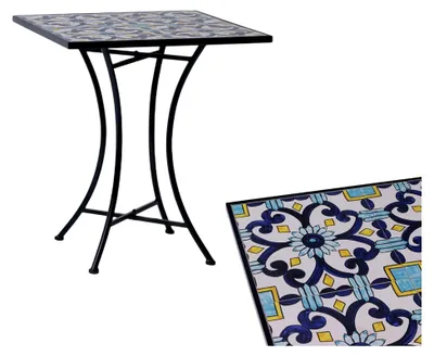 Produktbild von Outdoor Mosaiktisch 61x61xH70cm wetterfest