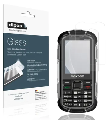 Immagine prodotto di 2x Pellicola Protettiva per MaxCom MM928 4G Protezione opaco Vetro Flessibile 9H dipos