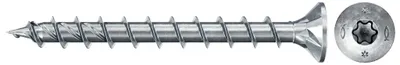 Produktbild von fischer Spanplattenschraube PowerFast, FPF II CTF 6,0 x 60 BC 200 Senkkopf mit Innenstern TX Vollgewinde galvanisch verzinkt, blau passiviert, 200 Stück
