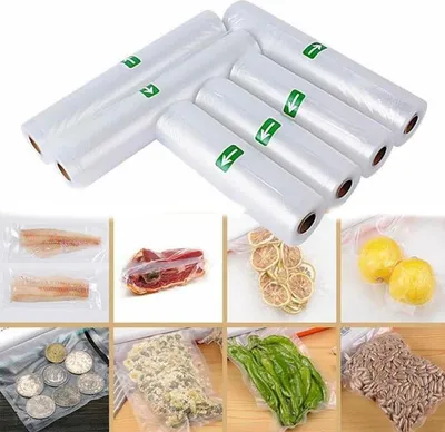 Obrázek produktu pro Sada 6 rolí 20x500cm+28x500cm reliéfních vakuových sáčků na potravinářské potřeby