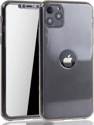 Produktbild von Handyhülle Schutzcase 360 Grad Displayschutz Cover Bumper Apple Samsung Huawei, Für Handy:Apple iPhone 11 Pro Max, Farbe:Transparent