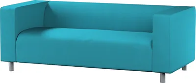 Produktbild von Dekoria Bezug für Klippan 2-Sitzer Sofa, türkis, Sofahusse, Klippan 2-Sitzer