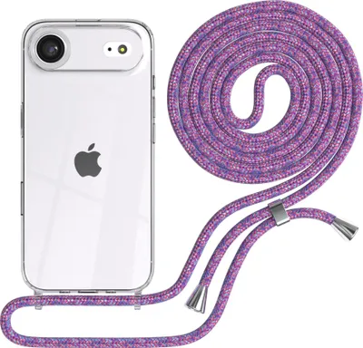 Produktbild von EAZY CASE Handykette mit Hülle für Apple iPhone Air Backcover Handykette, zum Umhängen in Bunt