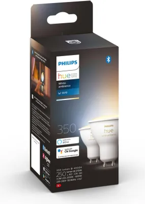 Produktbild von Philips Hue GU10 LED reflektory 2-pack, stmievateľné, inteligentné