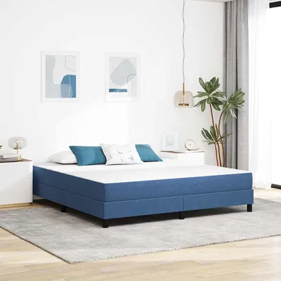 Zdjęcie produktu dla Maison Exclusive – materac do łóżka z materacem Niebieski 180 x 200 cm Tkanina