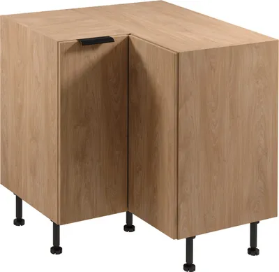 Produktbild von Eckunterschrank 84x84 cm Küchenschrank ohne Arbeitsplatte, Sorento D90N Sonoma Eiche