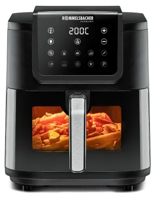 Immagine prodotto di Friggitrice ad aria calda XXL - 8 L - 1700 W - Rivestimento antiaderente a 2 strati