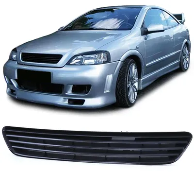 Kühlergrill Sportgrill Schwarz für Opel Astra G 97-04 – Produktansicht