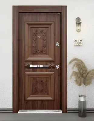 Immagine prodotto di Porta d'ingresso robusta marrone Porta Hotentür di design Porte d'ingresso eleganti