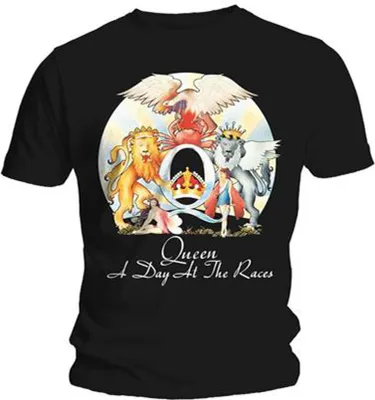 Produktbild von Queen A Day At The Races Black L T-Shirt
