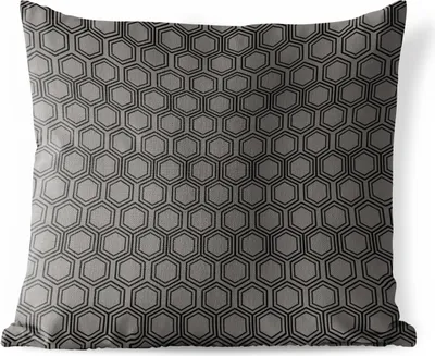 Produktbild von MuchoWow® Outdoor Kissen - Muster - Sechseck - 50x50 cm - Wetterfest - Lounge Kissen - Komfortabel - Kissen mit Bild