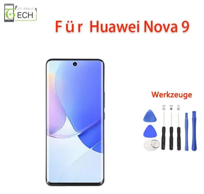 Produktbild von Original Huawei Nova 9 NAM-LX9 LCD Display mit Rahmen Touchscreen Bildschirm
