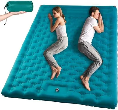 Produktbild von Famanu Doppeltes selbstaufblasendes Schlafmatte für Camping - ultrabreit und dick für 2 Personen